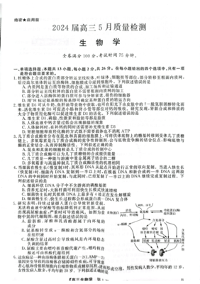 2024届河北省衡水市高考模拟预测生物试题(PDF版,无答案)